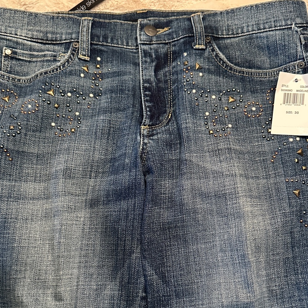 Embellished Blue Jeans